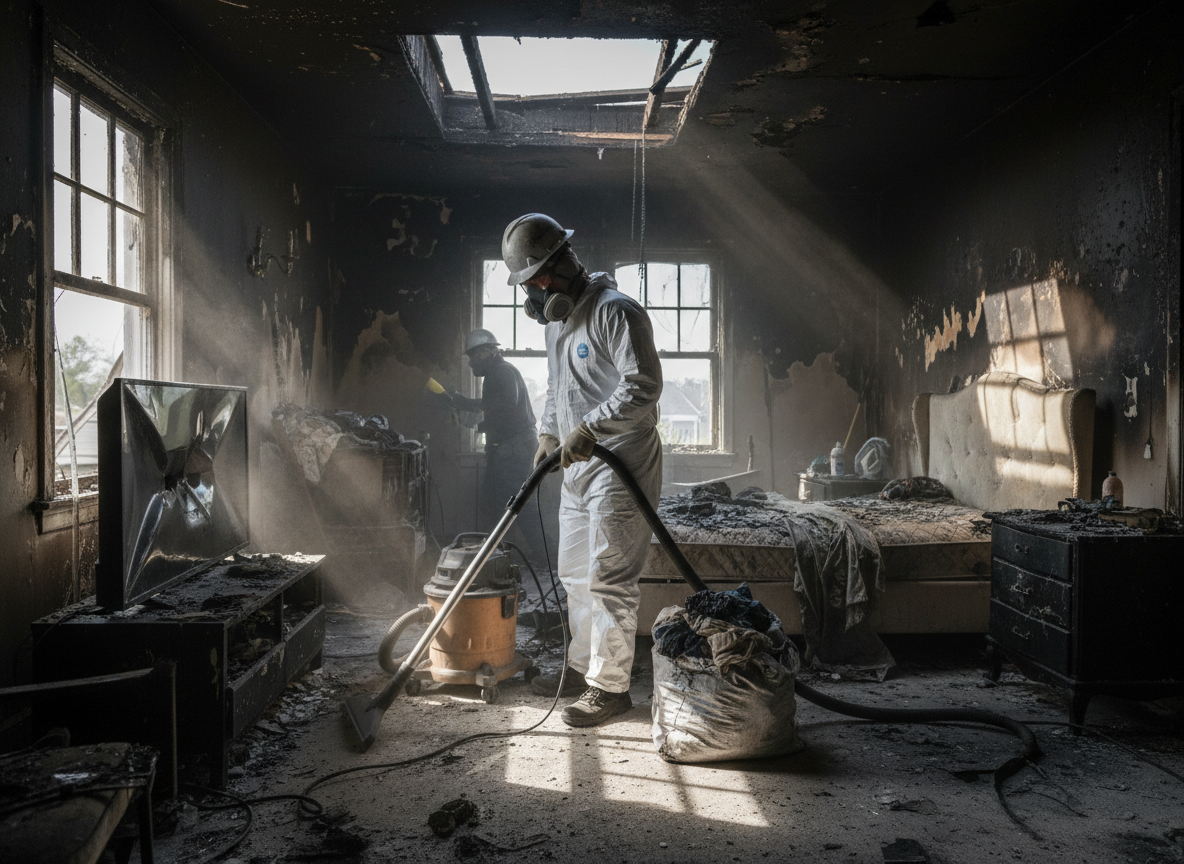 Fire Damage Restoration in Mojave
