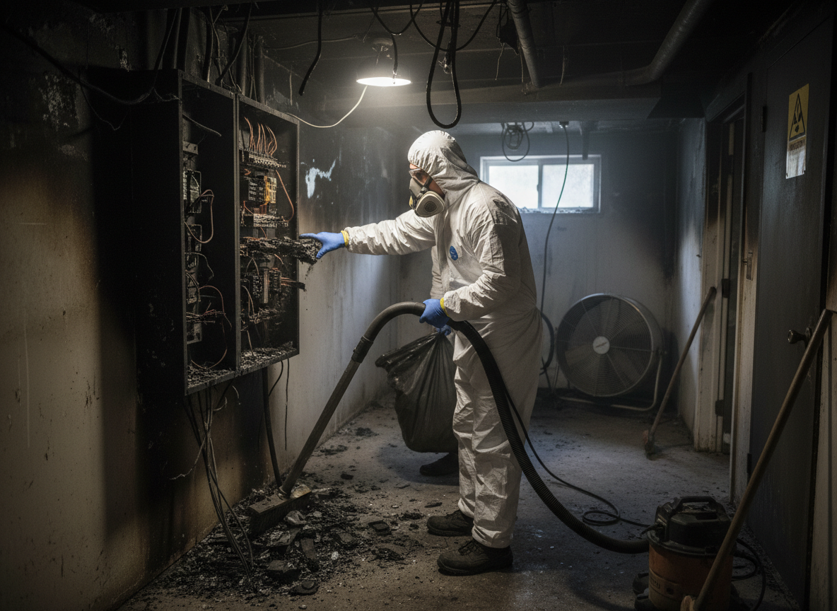 Electrical Fire Cleanup in Keene, CA