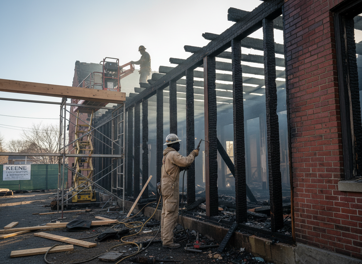 Structural Repair After Fire in Keene, CA